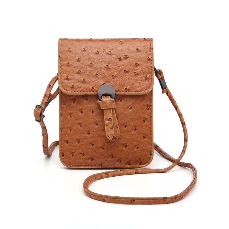 Hot Sale High Quality Mini Phone Wallet Bag Ostrich Pattern Phone Bag Women Fashion Crossbody Bag
Hot Sale High Quality Mini Phone Wallet Bag Ostrich Pattern Phone Bag Women Fashion Crossbody Bag
