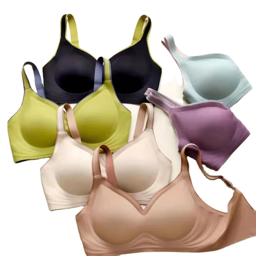 Soft Comfortable Ice Silk Jelly Gum No Trace Wire Free Back Buckle Thai Latex Sleeping Underwear Bra
Soft Comfortable Ice Silk Jelly Gum No Trace Wire Free Back Buckle Thai Latex Sleeping Underwear Bra