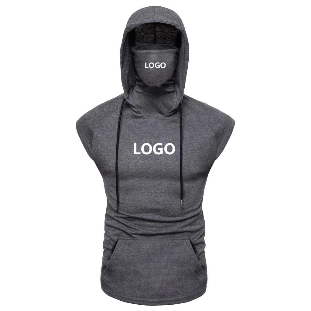 OEM T Shirt Dropshipping Wholesale Logo 65% Cotton Sportswear Fashion Hooded Men Custom T Shirt Sleeve Hoodie With Facemask, Picture shows
OEM T Shirt Dropshipping Wholesale Logo 65% Cotton Sportswear Fashion Hooded Men Custom T Shirt Sleeve Hoodie With Facemask, Picture shows