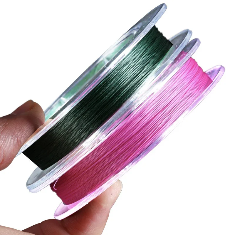 Manufactory wholesale 110M imported raw silk PE line subline main line 8 series long-range special smooth raft fishing line, Green/pink
Manufactory wholesale 110M imported raw silk PE line subline main line 8 series long-range special smooth raft fishing line, Green/pink