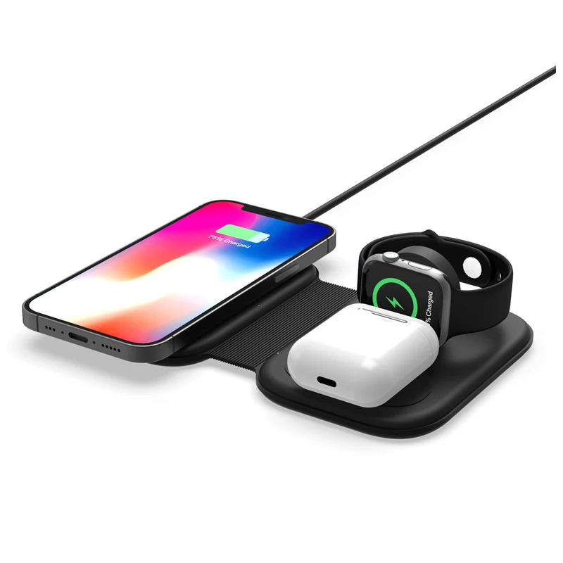 Mobile Phone Accessories 15W Fast Charging 3 In 1 Folding Magnetic Wireless Charger For iPhone 12 13 Pro Max, White
Mobile Phone Accessories 15W Fast Charging 3 In 1 Folding Magnetic Wireless Charger For iPhone 12 13 Pro Max, White