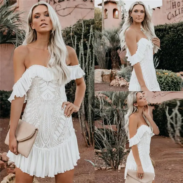 PEARL Off Shoulder Elegant Party Dress Casual Women Trending Products Woman Short Mini Dresses
PEARL Off Shoulder Elegant Party Dress Casual Women Trending Products Woman Short Mini Dresses