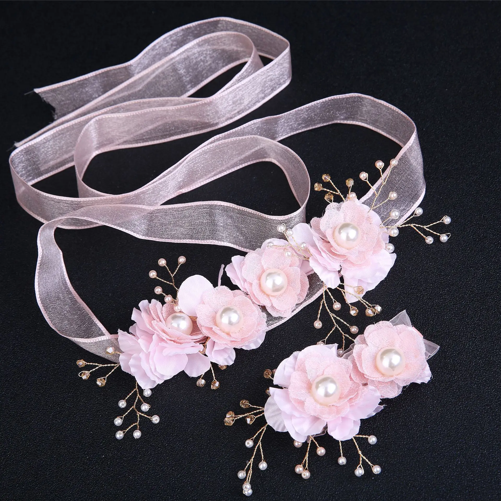 OEM Women Fashion Headpieces Flower White Pearl Pink Color Lace Bridal Hair Band Head Accessories Wedding Jewelry Bracelet, Gold silver color
OEM Women Fashion Headpieces Flower White Pearl Pink Color Lace Bridal Hair Band Head Accessories Wedding Jewelry Bracelet, Gold silver color