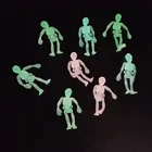 Halloween Stretch Sticky Skeleton Toy Glow In The Dark Surprise Doll For Vending Capsule
