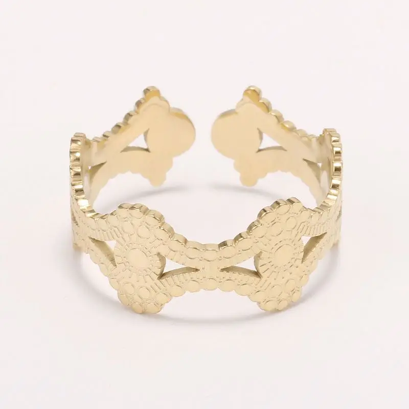 Minimalist Fashion Unique Design Cuff Gold Pattern Ring,Stainless Steel Rings Trendy Women
Minimalist Fashion Unique Design Cuff Gold Pattern Ring,Stainless Steel Rings Trendy Women