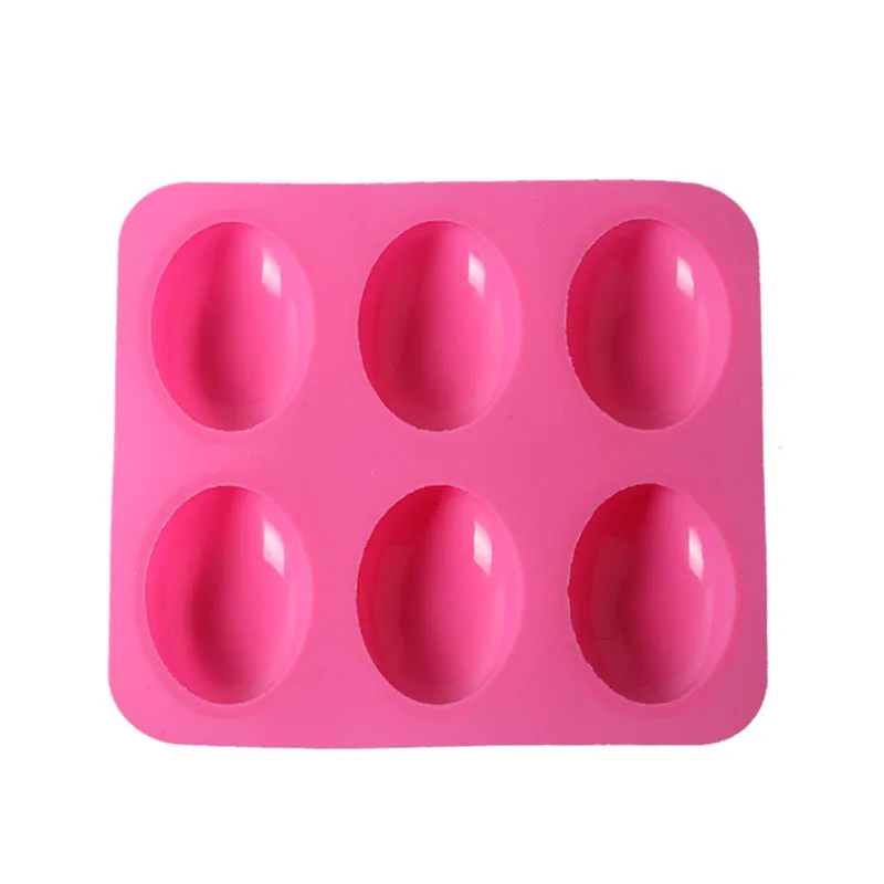 Silicone Semi-elliptic Soap Mold 6-hole Silicone Handmade Soap Mold Egg-shaped Jelly Pudding Mold Making Crafts Tool Accessories
Silicone Semi-elliptic Soap Mold 6-hole Silicone Handmade Soap Mold Egg-shaped Jelly Pudding Mold Making Crafts Tool Accessories