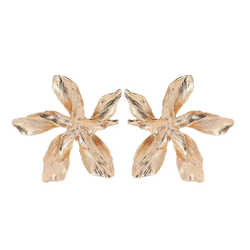 Simple metal earrings jewelry flower stud earrings fashion 5 petals flower stud earrings, As picture
Simple metal earrings jewelry flower stud earrings fashion 5 petals flower stud earrings, As picture