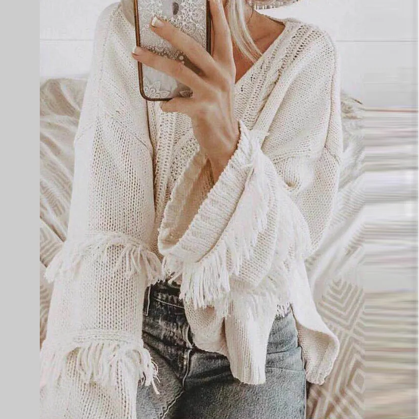 2021 Top Fashion Long Sleeve Turtle Neck Women High Neck Women's Girl Knitted Pullover Tassels Sweater, 5options
2021 Top Fashion Long Sleeve Turtle Neck Women High Neck Women's Girl Knitted Pullover Tassels Sweater, 5options
