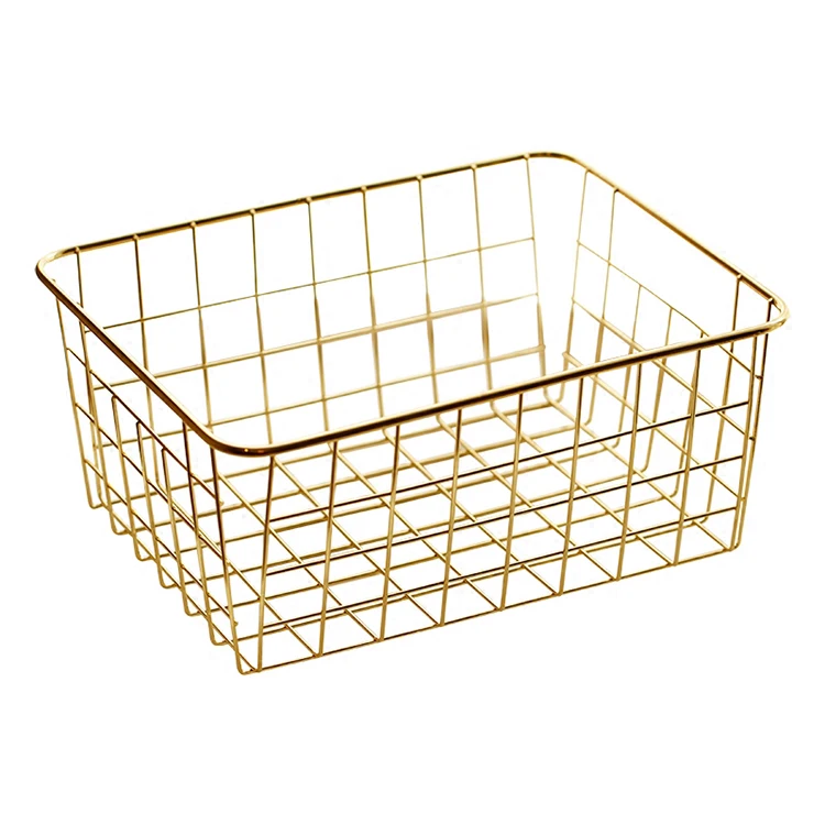 Factory wholesale iron metal art storage wire mesh basket desktop decorative fruit dry basket picnic multifunctional basket, Silver
Factory wholesale iron metal art storage wire mesh basket desktop decorative fruit dry basket picnic multifunctional basket, Silver