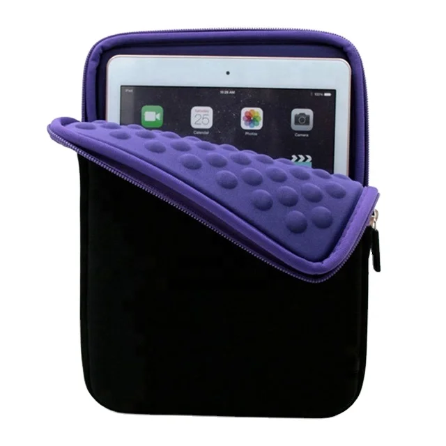 Insulated lightweight colorful neoprene sleeve case for ipad air