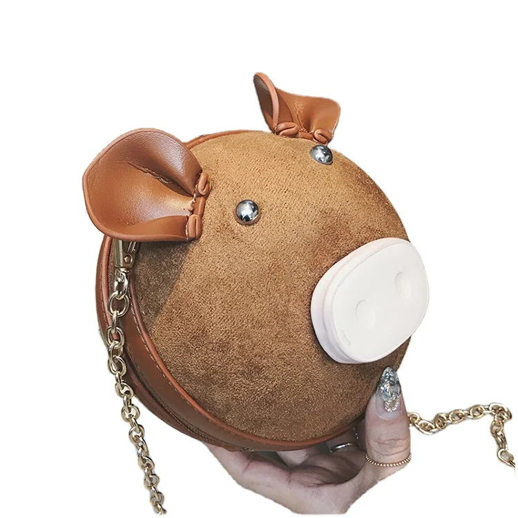 Cute mini matte PU leather pig bag women chain crossbody makeup cosmetic bag, Wine red, black
Cute mini matte PU leather pig bag women chain crossbody makeup cosmetic bag, Wine red, black