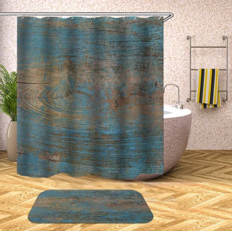 Hot sale customized waterproof heavy duty liner decorative 3d wood shower curtain with mat
Hot sale customized waterproof heavy duty liner decorative 3d wood shower curtain with mat