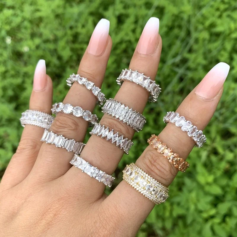 Hot Selling 925 Sterling Silver Rings Luxury Zircon Rings Jewelry Wedding Rings For Women
Hot Selling 925 Sterling Silver Rings Luxury Zircon Rings Jewelry Wedding Rings For Women