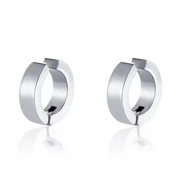 Hip hop punk stainless steel ear clip no ear hole stud men's fashion Korean personalized Clip Earrings
Hip hop punk stainless steel ear clip no ear hole stud men's fashion Korean personalized Clip Earrings