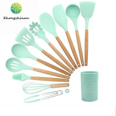 100% Food-Grade Eco-Friendly Silicone Plastic Cooking Set Kitchen Tools&Accessories Kitchen Utensil with Wood Handle
100% Food-Grade Eco-Friendly Silicone Plastic Cooking Set Kitchen Tools&Accessories Kitchen Utensil with Wood Handle