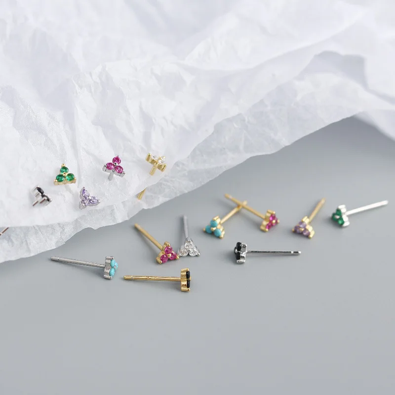 2021 fashion CZ Stone earrings 925 sterling silver stud Flower earrings for women, As picture ,many color
2021 fashion CZ Stone earrings 925 sterling silver stud Flower earrings for women, As picture ,many color