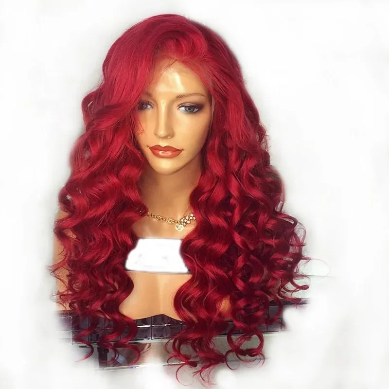 Wholesale OEM Brazilian Hair Wig Virgin Human Hair ful lace Wig Body Wave red color Lace Wig for black women
Wholesale OEM Brazilian Hair Wig Virgin Human Hair ful lace Wig Body Wave red color Lace Wig for black women