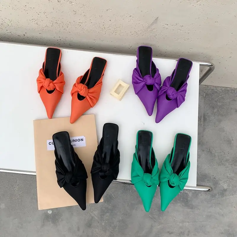Sandals 2021 Women Summer Slippers Cloth Butterfly Flat-bottomed Pointed Toe Sandals Single Shoes Solid Color Sandals For Women
Sandals 2021 Women Summer Slippers Cloth Butterfly Flat-bottomed Pointed Toe Sandals Single Shoes Solid Color Sandals For Women