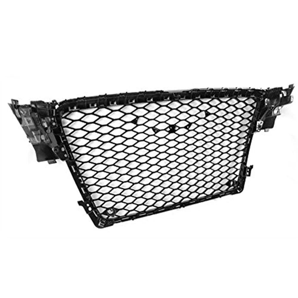 Audi A4 B8.5 Grill Gloss Black Honeycomb Badgeless Style – Carbon