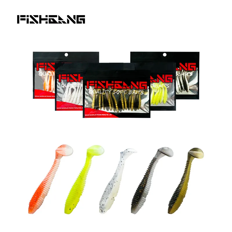 Artificial soft fishing lures silica gel 6cm 1.5g two-color Threaded T-shaped tail soft fishing lures bait 15 pcs/pack, Five colors
Artificial soft fishing lures silica gel 6cm 1.5g two-color Threaded T-shaped tail soft fishing lures bait 15 pcs/pack, Five colors
