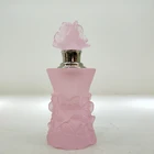 Factory Custom Unique Style Crystal Flower Shaped Perfume Oil Bottles