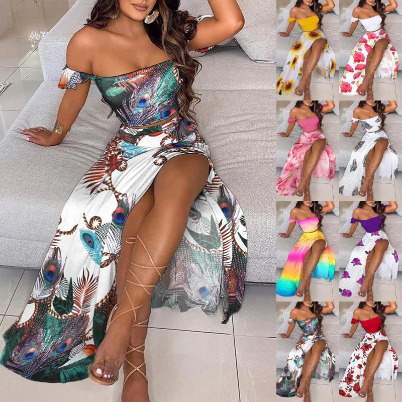 Hot Girl Summer Casual Slit Off The Shoulder Peacock Elegant Plus Size Women'S Dresses
Hot Girl Summer Casual Slit Off The Shoulder Peacock Elegant Plus Size Women'S Dresses