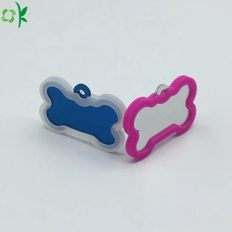 OKSILICONE Cute Bone Shape Dog Silencer Name ID Tag Sleeve Silicone Holder For Pet Tags Rubber Authentic Military Dog Tag, As picture shown/customized
OKSILICONE Cute Bone Shape Dog Silencer Name ID Tag Sleeve Silicone Holder For Pet Tags Rubber Authentic Military Dog Tag, As picture shown/customized