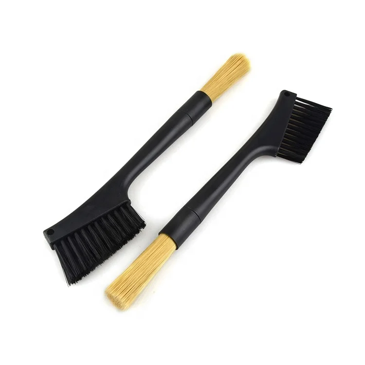 Dual-use Soft Hair Manual Coffee Machine Cleaning Brush Dual Head coffee Grinder Cleaning Brush 
Dual-use Soft Hair Manual Coffee Machine Cleaning Brush Dual Head coffee Grinder Cleaning Brush
