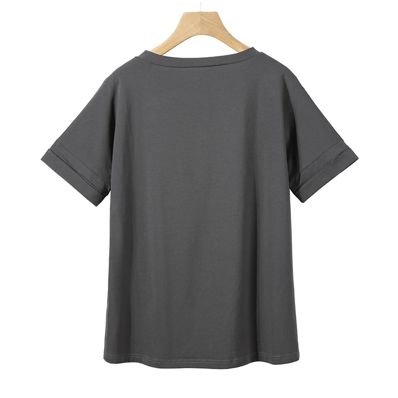 Rummandy high quality New design black comfortable womens t shirt with pocket, Customized color
Rummandy high quality New design black comfortable womens t shirt with pocket, Customized color