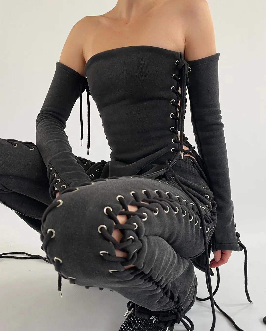 6487 Women Fall Clothing Top Sexy Hollow Out Bandage Long Sleeve Shirt 2022 New Arrivals Ladies Blouse boutique clothing women, Picture color
6487 Women Fall Clothing Top Sexy Hollow Out Bandage Long Sleeve Shirt 2022 New Arrivals Ladies Blouse boutique clothing women, Picture color