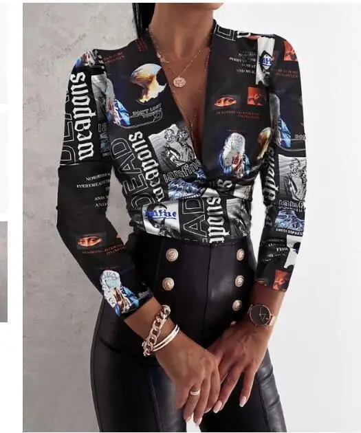 2021 Women Clothing Slim Fit Long Sleeve Shirts Casual Cheetah Leopard Print Tops Bodycon Women Camiseta Base Shirts
2021 Women Clothing Slim Fit Long Sleeve Shirts Casual Cheetah Leopard Print Tops Bodycon Women Camiseta Base Shirts