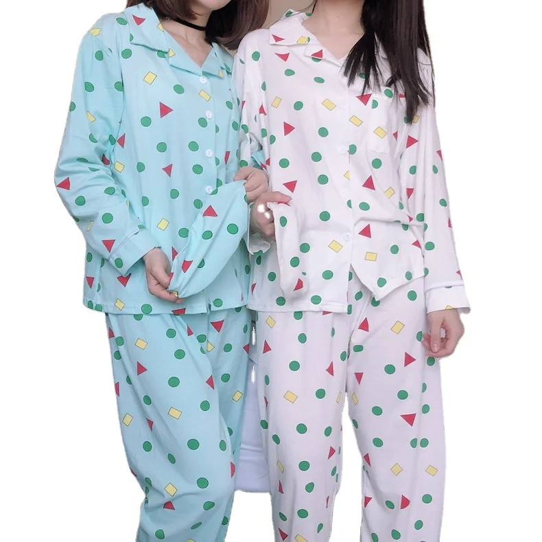 Long-sleeved Pajamas Women Cartoon Spring and Autumn Fashion Style Sweet and Lovely Geometric Home Clothes Women Pull Frame Cott
Long-sleeved Pajamas Women Cartoon Spring and Autumn Fashion Style Sweet and Lovely Geometric Home Clothes Women Pull Frame Cott
