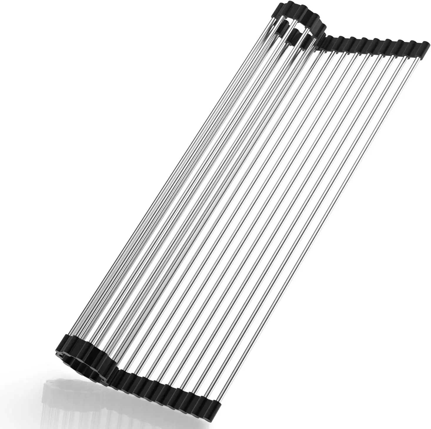 Dish Drying Rack Stainless Steel Roll Up Over The Sink Drainer Gadget Tool for Many Kitchen Task
Dish Drying Rack Stainless Steel Roll Up Over The Sink Drainer Gadget Tool for Many Kitchen Task