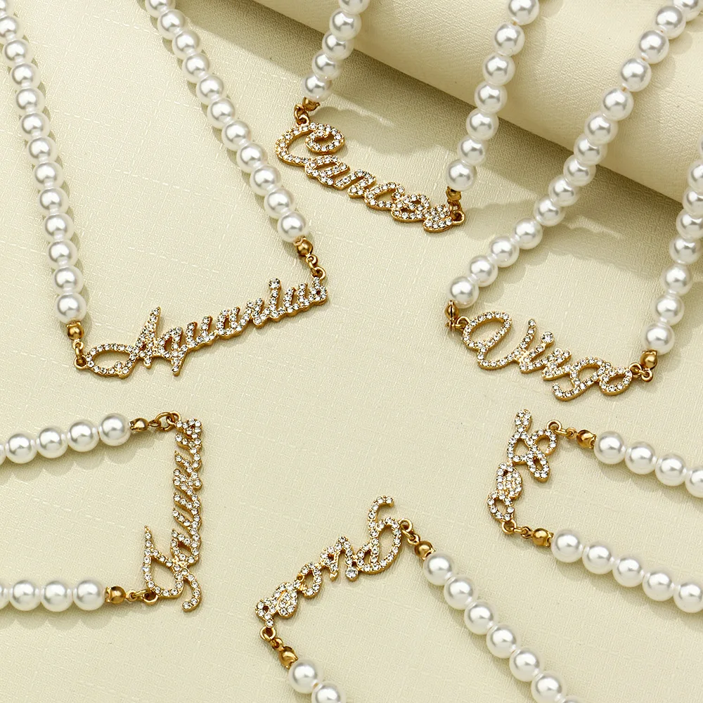Fashion Iced out Diamond Beaded Pearl Zodiac Necklace Summer Hot Rhinestone Horoscope Astrology Zodiac Pearl Necklace
Fashion Iced out Diamond Beaded Pearl Zodiac Necklace Summer Hot Rhinestone Horoscope Astrology Zodiac Pearl Necklace