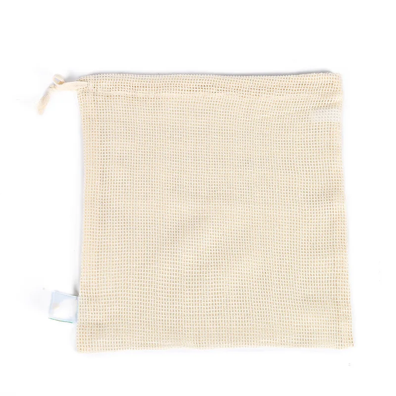 Reusable small mesh drawstring bags Double drawstring Shopping mesh bags for fruits and vegetables, Natural color
Reusable small mesh drawstring bags Double drawstring Shopping mesh bags for fruits and vegetables, Natural color