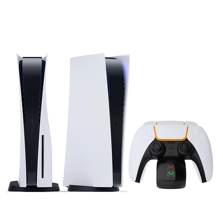 ABS PCBA Wireless Magnetic Dual Controller Charging Dock For Playstation 5 Charging Station, White/black
ABS PCBA Wireless Magnetic Dual Controller Charging Dock For Playstation 5 Charging Station, White/black