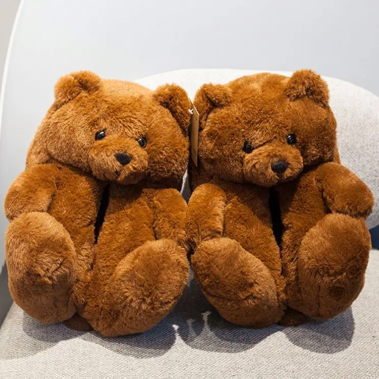 2021 new fits all children teddy bear slippers plush animal kids teddy bear slippers house slippers for women girls, Picture
2021 new fits all children teddy bear slippers plush animal kids teddy bear slippers house slippers for women girls, Picture
