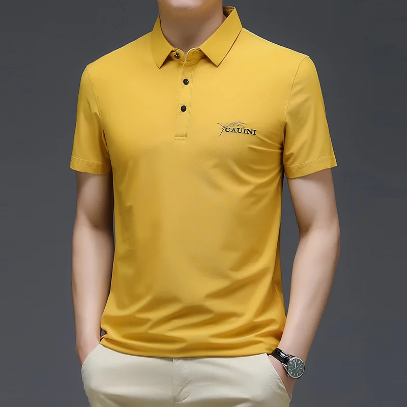 2021 summer new solid color Lapel men's Polo Shirt thin casual loose embroidery short sleeve T-shirt for men
2021 summer new solid color Lapel men's Polo Shirt thin casual loose embroidery short sleeve T-shirt for men