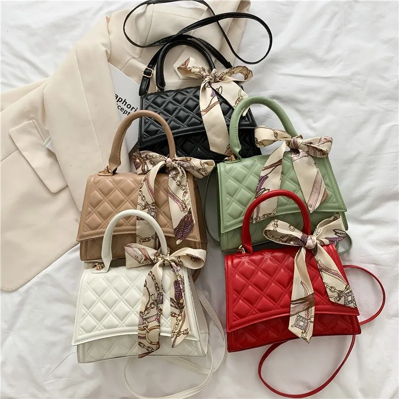 Bowknot Silk Scarf Bag For Women 2022 New Korean Fashion Small Square Bag Simple Western Style Single Shoulder Cross Bag
Bowknot Silk Scarf Bag For Women 2022 New Korean Fashion Small Square Bag Simple Western Style Single Shoulder Cross Bag
