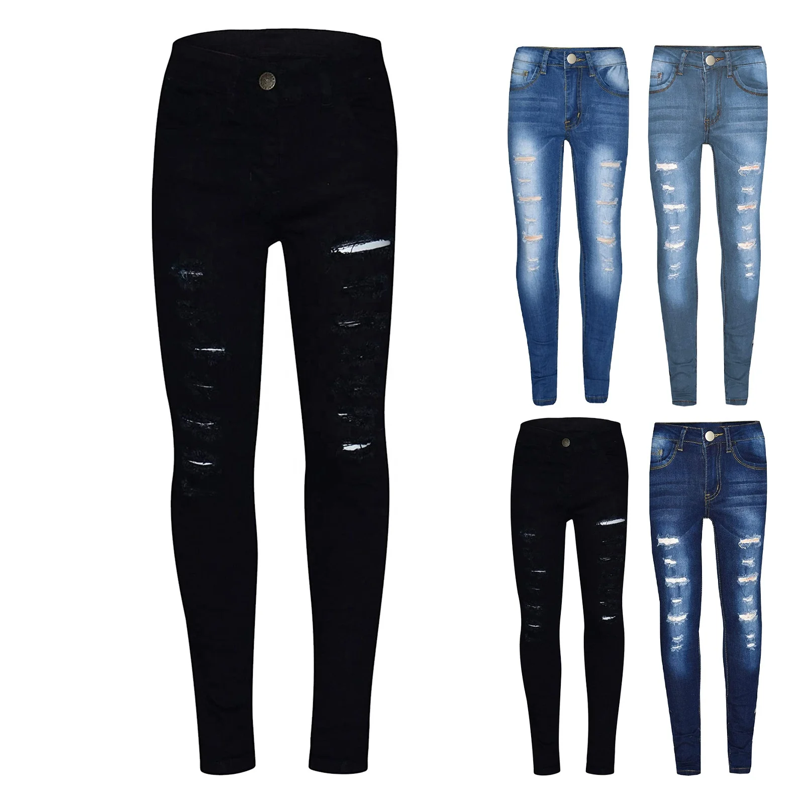 Wholesale Toddler Distressed Boy Plus Size Pants & Jeans China Supply Selling Best Girls Boys Jeans Pants Elastic Hole Kids Jean
Wholesale Toddler Distressed Boy Plus Size Pants & Jeans China Supply Selling Best Girls Boys Jeans Pants Elastic Hole Kids Jean