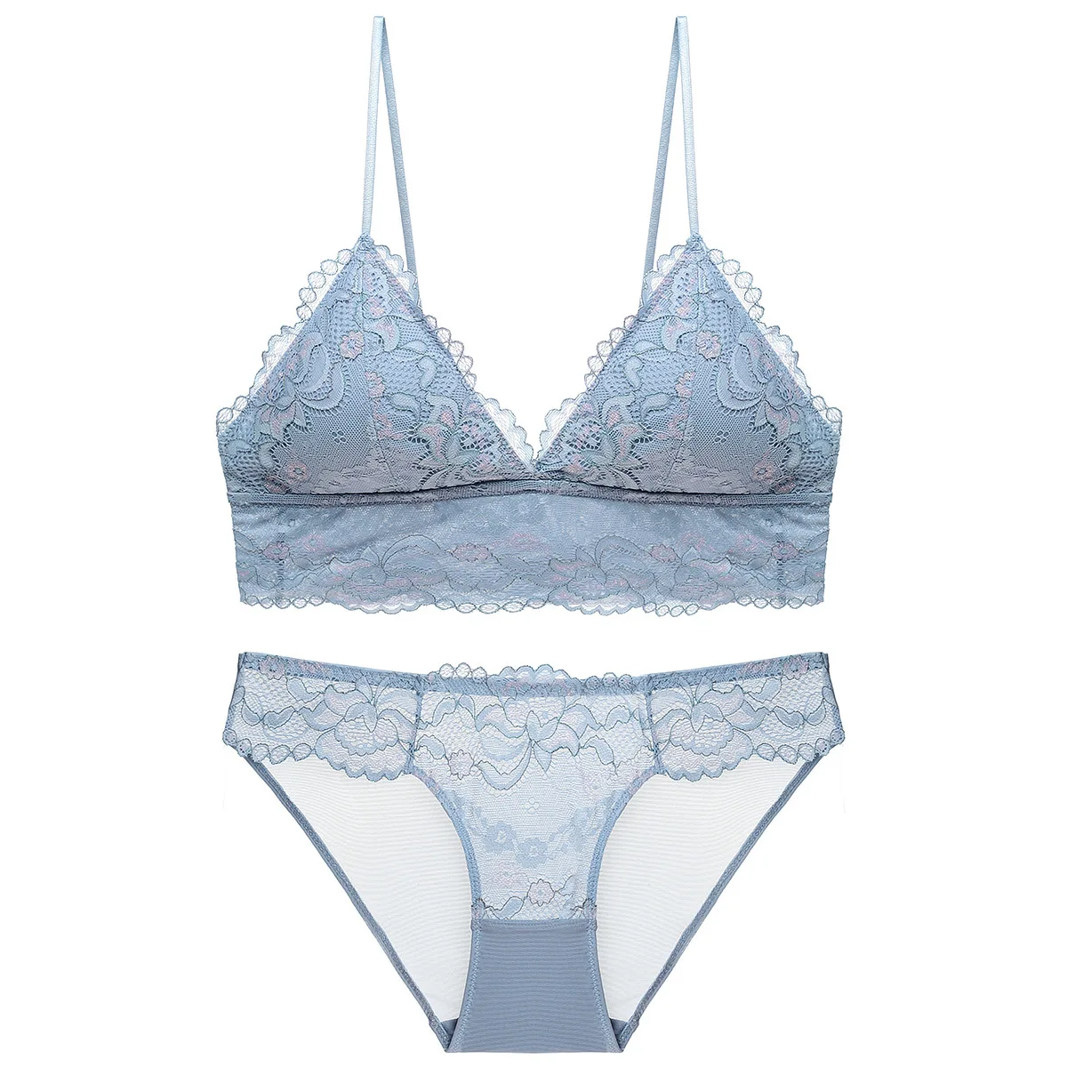 Deep V Thin Bralette Set French Lace Lingerie Female Underwear Set Wire Free Seamless Triangle Bras For Women Bra And Panties, Pink/green/blue/wine red
Deep V Thin Bralette Set French Lace Lingerie Female Underwear Set Wire Free Seamless Triangle Bras For Women Bra And Panties, Pink/green/blue/wine red