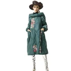 luxury downjacket with embroidery and high quality fashion warm pullover down coat