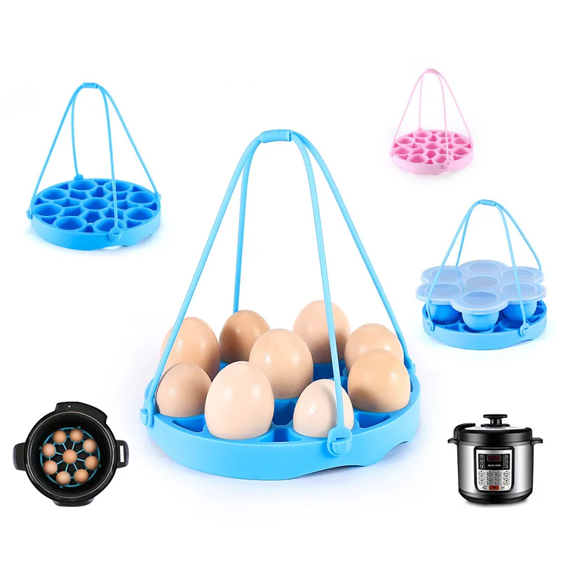 T128 Egg Steaming Tray Stand Pressure Cooker Sling For Instant Pot Multifunctional Silicone Egg Steamer Rack Insulation Pad, 8 colors
T128 Egg Steaming Tray Stand Pressure Cooker Sling For Instant Pot Multifunctional Silicone Egg Steamer Rack Insulation Pad, 8 colors