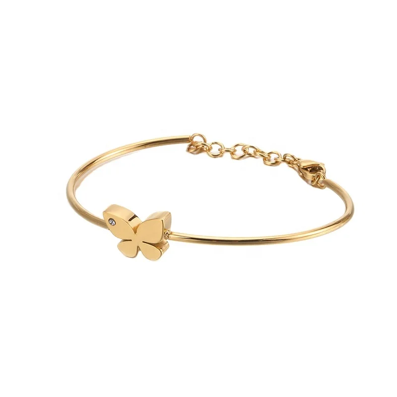 Latest Wholesale Stainless Steel Fashion Butterfly Adjustable Bangle For Girls Women Gift, Customized color
Latest Wholesale Stainless Steel Fashion Butterfly Adjustable Bangle For Girls Women Gift, Customized color