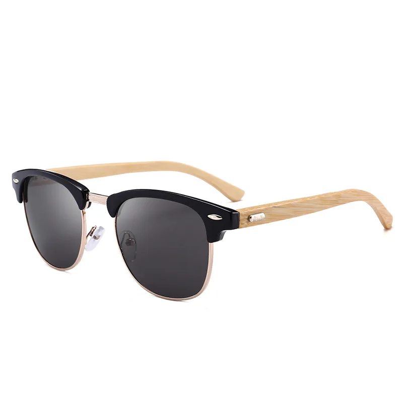 Men's vintage fashion glasses M3016 bamboo and wood sunglasses with bamboo legs
Men's vintage fashion glasses M3016 bamboo and wood sunglasses with bamboo legs