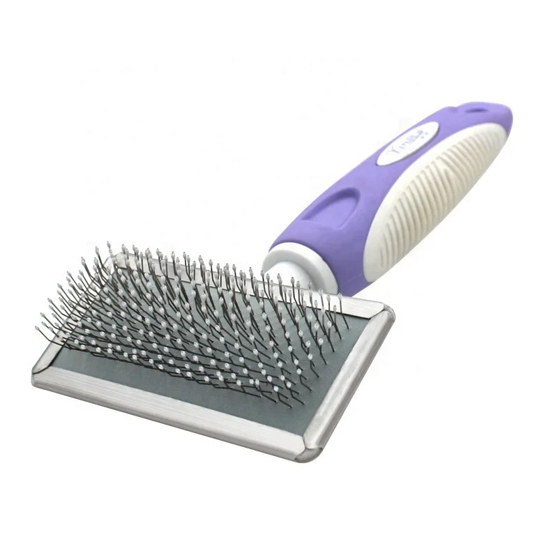 Factory Wholesale Pet Pin Brush Cat Dog Grooming Slicker Brush With Sticky Beads, Purple+white
Factory Wholesale Pet Pin Brush Cat Dog Grooming Slicker Brush With Sticky Beads, Purple+white