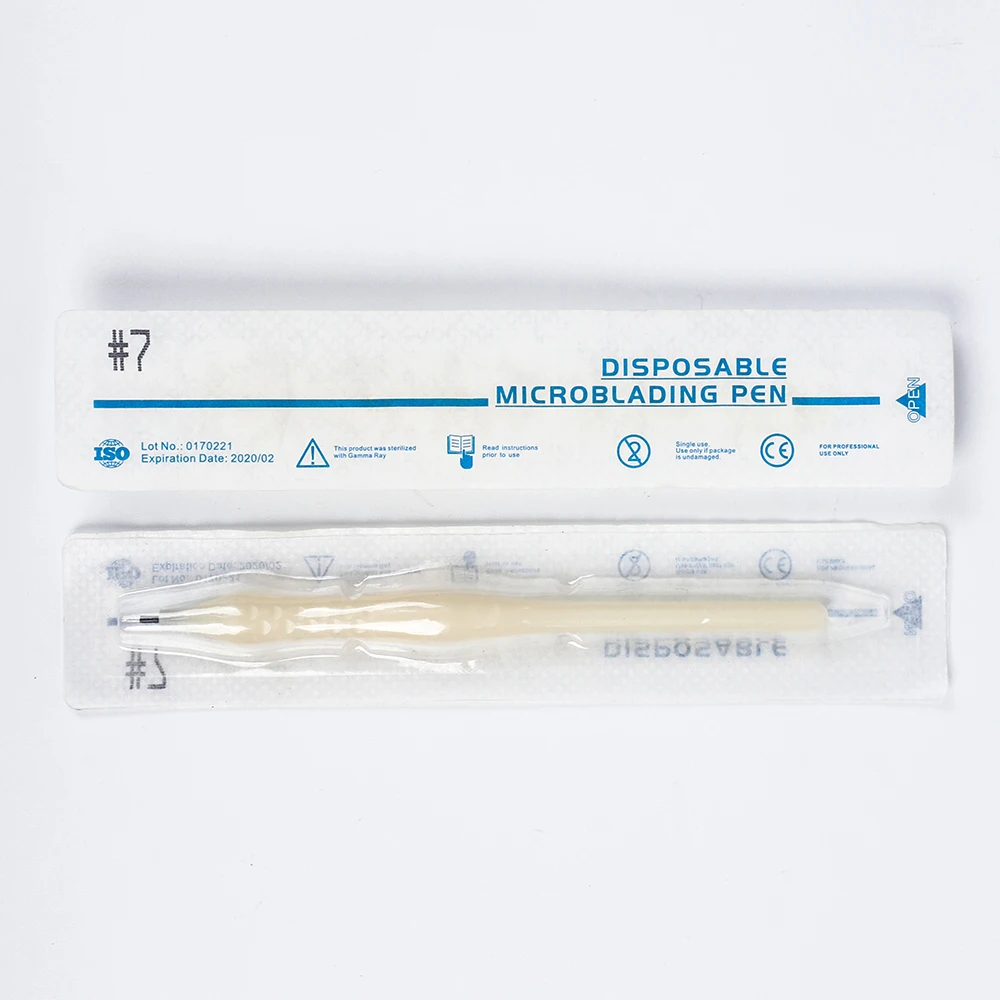 Tattoo factory Service White Disposable Eyebrow Shading Pen With #21 blade For Permanent Makeup, Beige
Tattoo factory Service White Disposable Eyebrow Shading Pen With #21 blade For Permanent Makeup, Beige