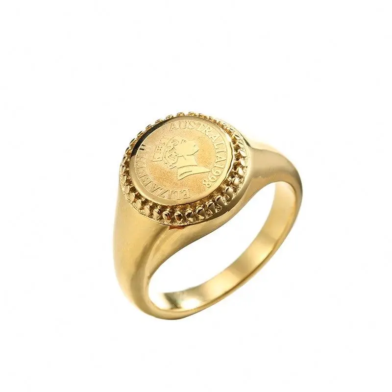 Factory Supply Vintage Gold Plated Signet Ring Stainless Steel,Gold Filled Stainless Steel Rings Men
Factory Supply Vintage Gold Plated Signet Ring Stainless Steel,Gold Filled Stainless Steel Rings Men