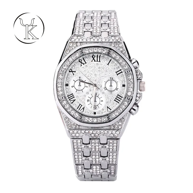 2021 Hip Hop Stainless Steel Shiny Crystal Rhinestone Quartz Watch Wrist Brand Slim Hip Hops Iced Out Watches For Men Women
2021 Hip Hop Stainless Steel Shiny Crystal Rhinestone Quartz Watch Wrist Brand Slim Hip Hops Iced Out Watches For Men Women