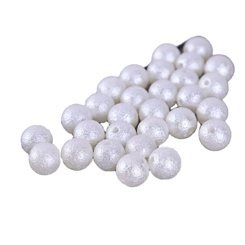 Good quality 4mm 6mm 8mm cream color abs wrinkle cotton plastic pearl beads with hole for DIY craft decoration, Custom color
Good quality 4mm 6mm 8mm cream color abs wrinkle cotton plastic pearl beads with hole for DIY craft decoration, Custom color